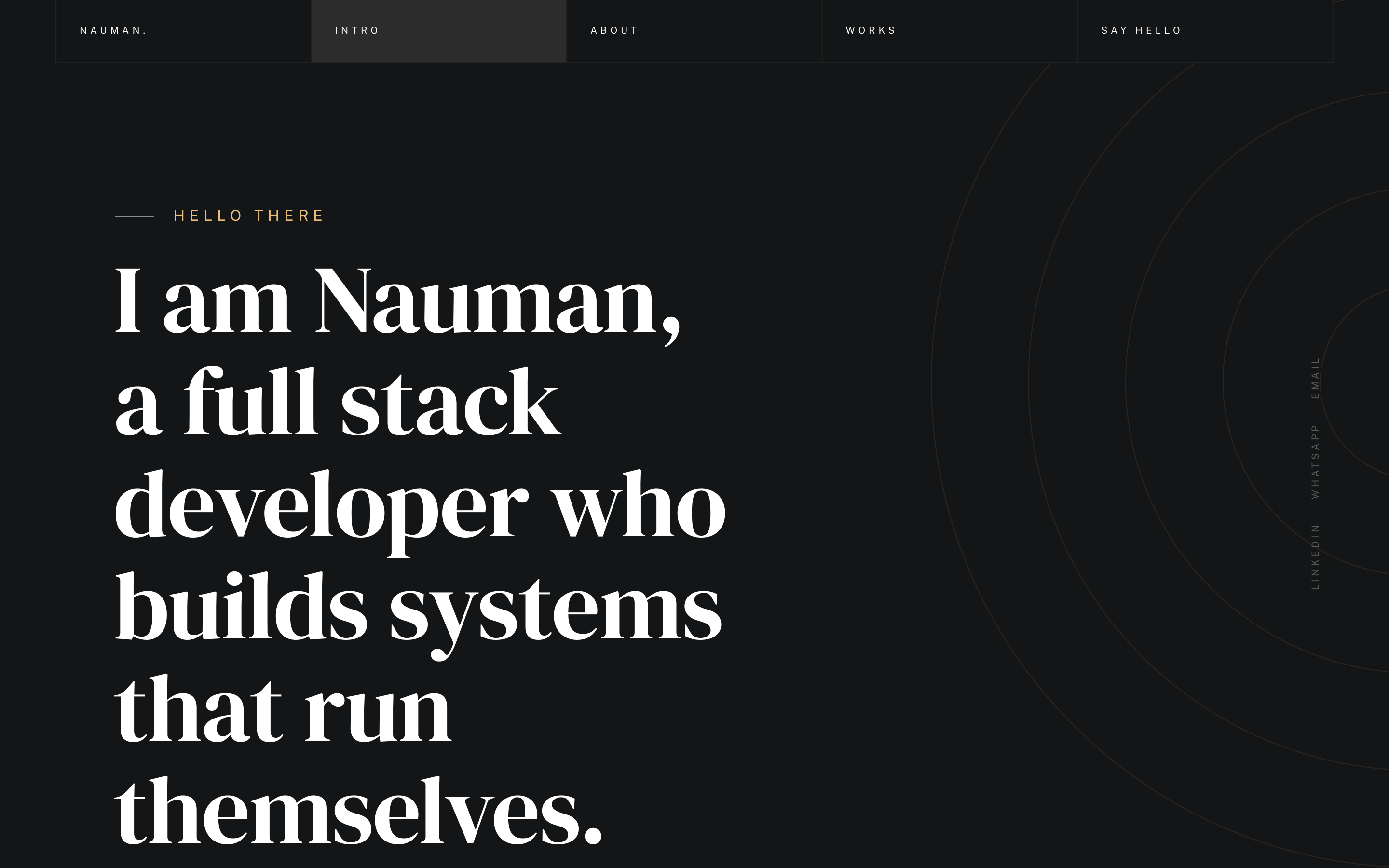 Portfolio — Nauman Zaheer screenshot 1